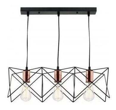 Pendente Old Artisan Aramado 3L E27 580x270x270mm PD-5120/3