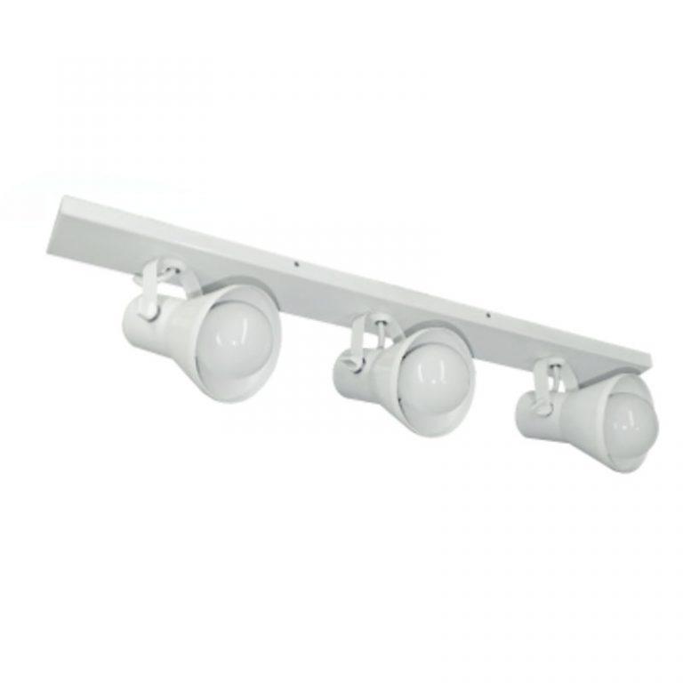 Luminária Trilho DM LUMI Taça 3 Spots E27 Alumínio 600x60mm 651/3