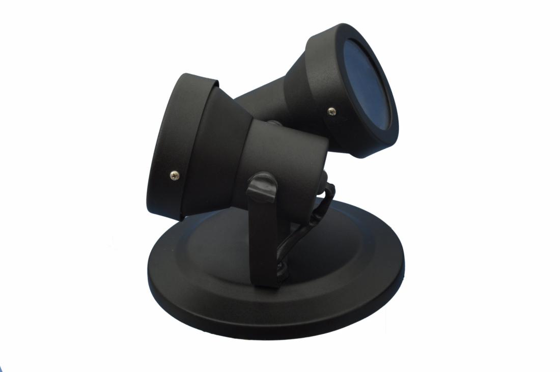 Spot DM LUMI Nono Com Vidro Alumínio 2L Dicróica GU10 Ø85x90mm 242/2