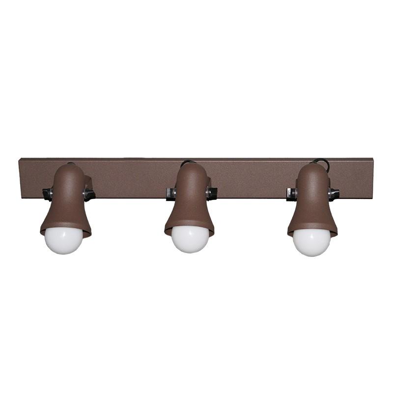 Luminária Trilho DM LUMI Taça 3 Spots E27 Alumínio 600x60mm 651/3