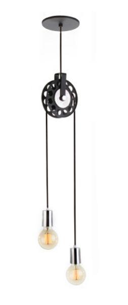 Pendente Old Artisan Roldanas 2L E27 170x70x800mm PD-5125  