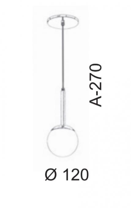 Pendente Old Artisan Globo Ø120mm 1L G9 Ø120x270mm PD-5188