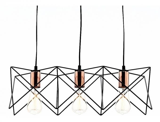 Pendente Old Artisan Aramado 3L E27 580x270x270mm PD-5120/3