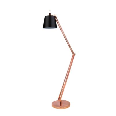 Luminária de Chão Bella Scope Cobre e Preto 1L E27 Ø400x2400mm HU4002A