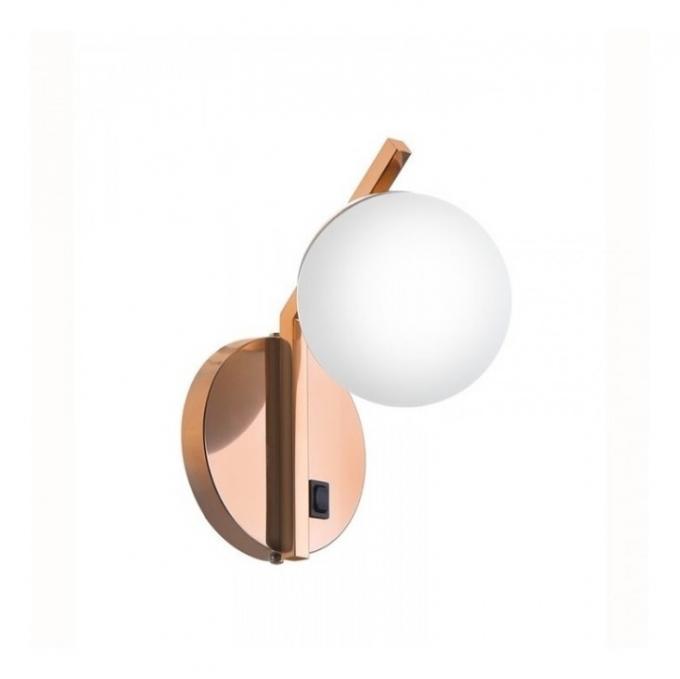 Arandela Old Artisan Angular Globo Ø120mm 1L G9 180x120x240mm AR-5197 