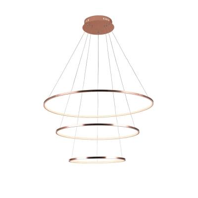 Pendente Bella Birdie Rose Gold 39 watts 3000K 
Anéis Ø800/600/400mm KW002E
