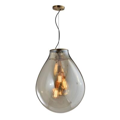 Pendente Bella Caju Bronze e Conhaque 3L E27 Ø480x630mm RZ001EL