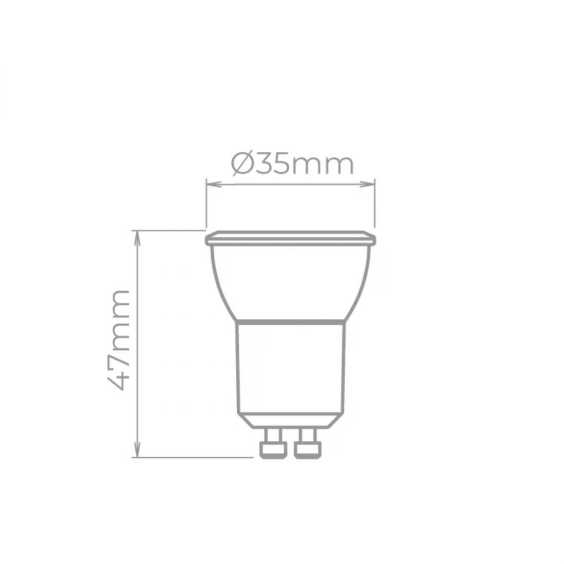 Lâmpada Led Stella Mini Dicróica EVO IRC95 GU10 3 watts 4000K 36° Bivolt STH20513/40