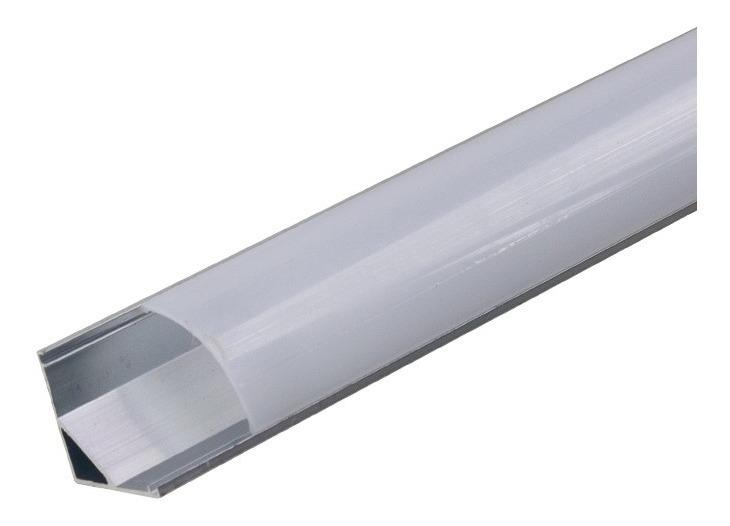 Perfil Sobrepor de Canto Sob Medida MK Iluminação 16x16mm (Somente Perfil) ALP06

