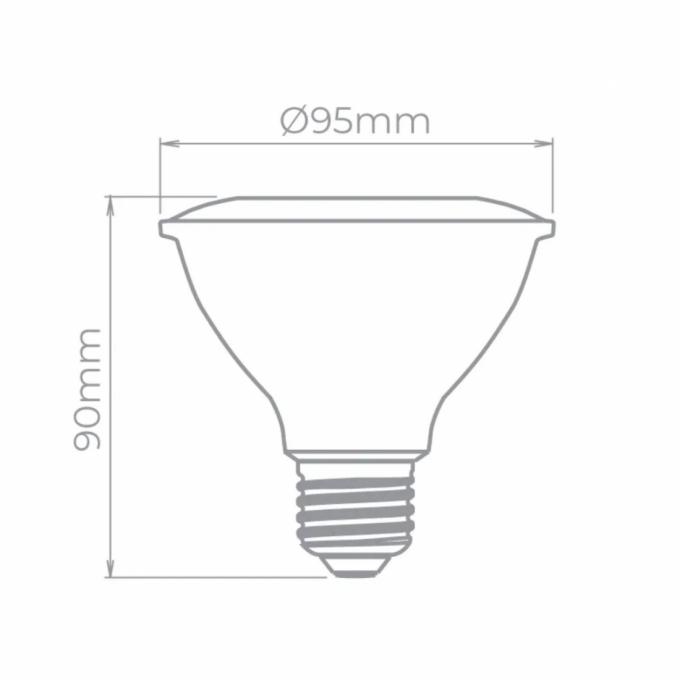 Lâmpada Led Stella PAR30 EVO IRC95 E27 9 watts 2700K 25° Bivolt STH20030/27