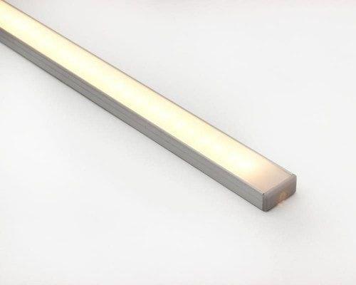 Perfil Sobrepor Sob Medida MK Iluminação 17x8mm (Somente Perfil) ALP02
