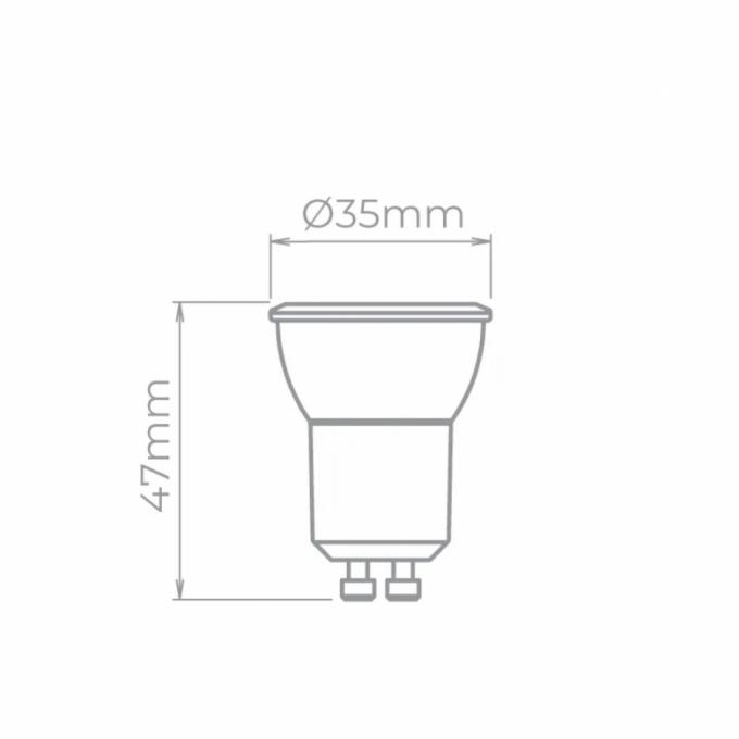 Lâmpada Led Stella Mini Dicróica EVO IRC95 GU10 3 watts 2700K 36° Bivolt STH20513/27