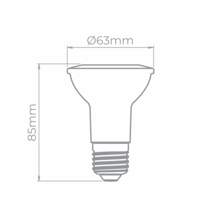 Lâmpada Led Stella PAR20 EVO IRC95 E27 5,5 watts 4000K 25° Bivolt STH20020/40