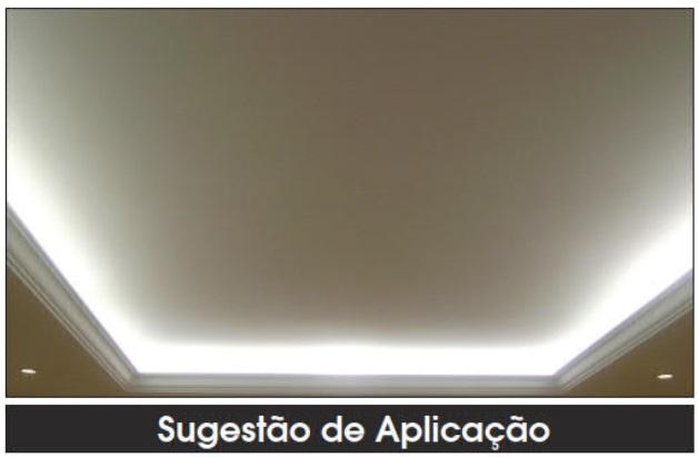 Fita Fibra LED MK Iluminação 12w/mt 120 Leds IP20 12V 1400 Lúmens 12,8mm (Rolo 5 metros)