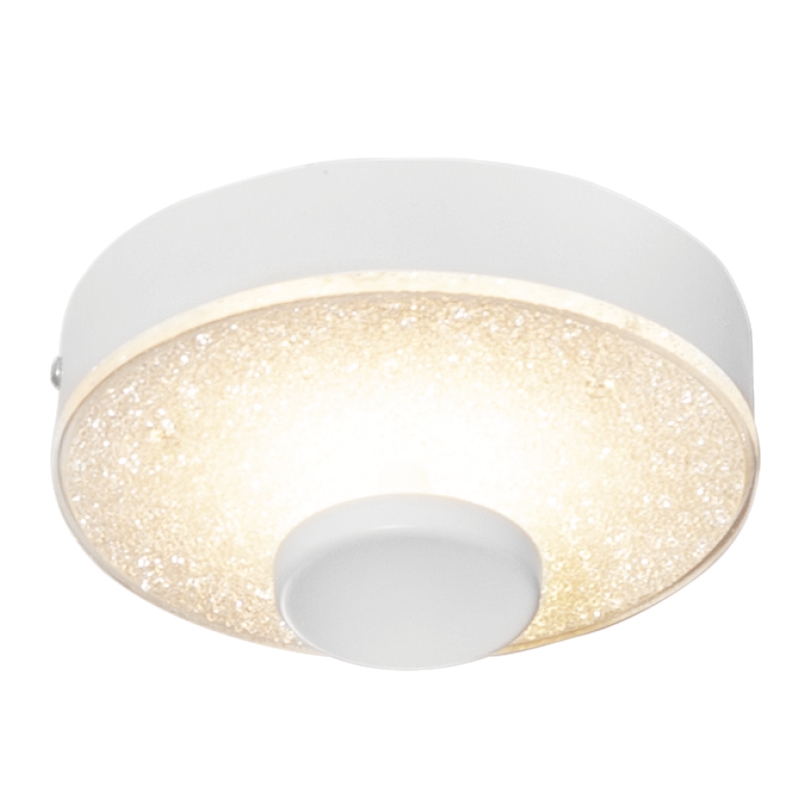 Plafon Rebatedor Starlux Kyara Branco Fosco 6W 2700K Ø160x80mm HL004-R-WH