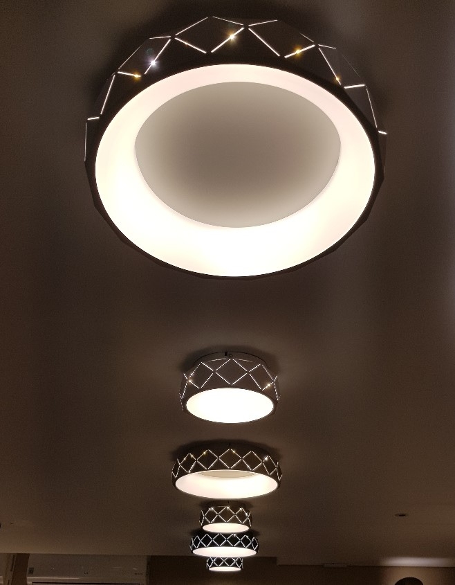 Plafon Starlux Otto Ouro 30 Watts 2700K Ø500x120mm ZR089-R-OU