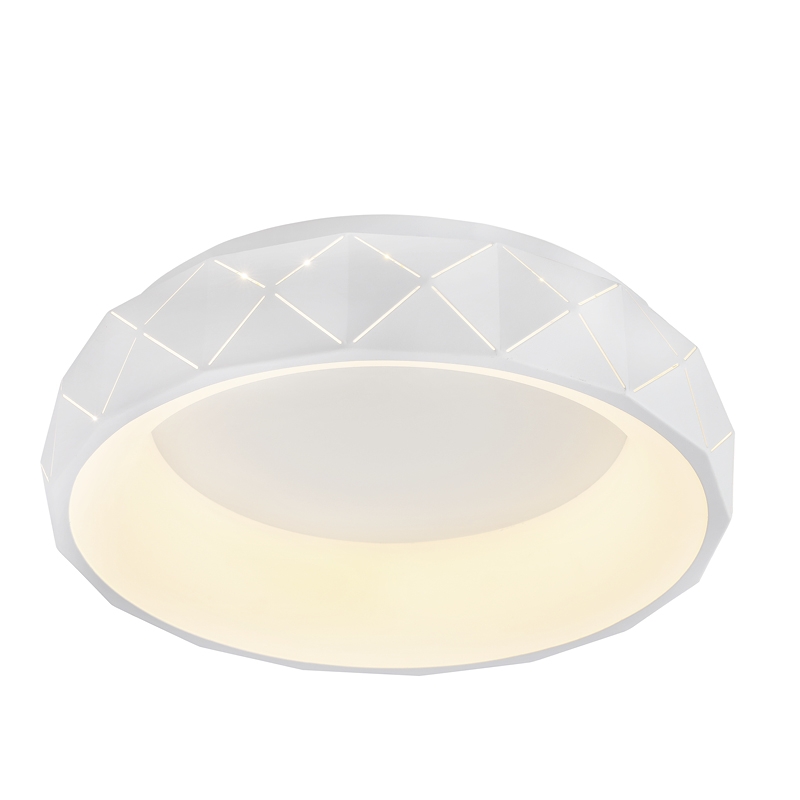 Plafon Starlux Otto Branco 30 Watts 2700K Ø500x120mm ZR089-R-WH