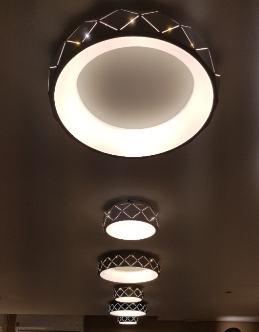 Plafon Starlux Otto Branco 30 Watts 2700K Ø500x120mm ZR089-R-WH