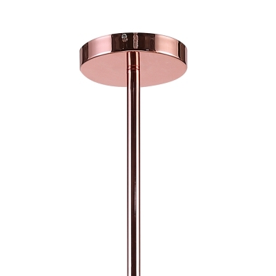 Pendente Bella Orbe Cobre e Vidro Champagne 10 E27 Ø1000x570mm OP056R