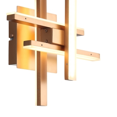 Arandela Bella Tom Dourado 20 watts 3000K 260x260mm  LR002