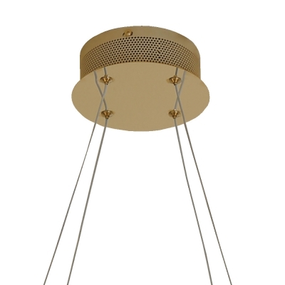Pendente Bella Lumina Dourado 50 watts 3000K Ø600x100mm BB007G