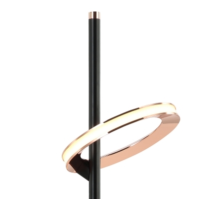 Abajur Bella Ginga Preto e Cobre 10,4 watts 3000K Ø200x600mm BB013