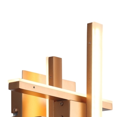 Arandela Bella Tom Dourado 20 watts 3000K 260x260mm  LR002