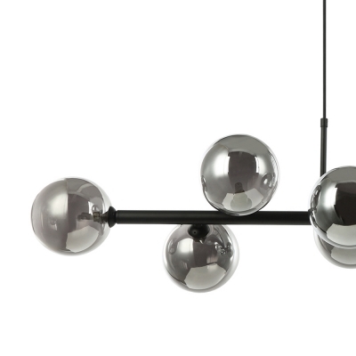 Pendente Bella Abaporu Preto 8L G9 1100x340x280mm HL004B