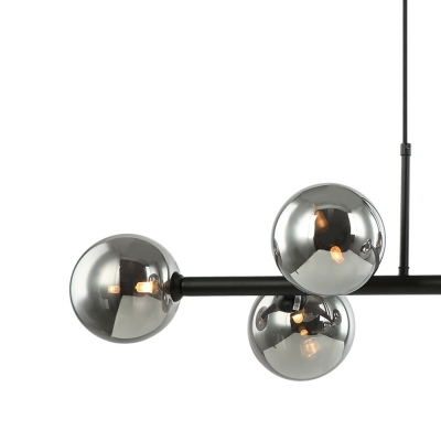 Pendente Bella Abaporu Preto 6L G9 950x310x280mm HL003B