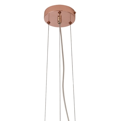 Pendente Bella Vinha Cobre e Transparente 14L G9 Ø450mm QT001E