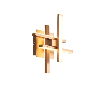 Arandela Bella Tom Dourado 20 watts 3000K 260x260mm  LR002