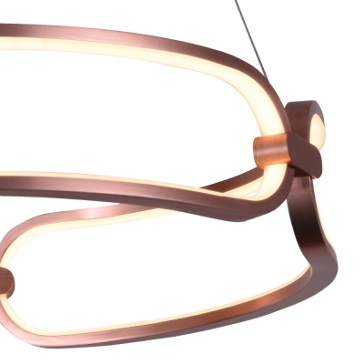 Pendente Bella Lumina Rose Gold 37 watts 3000K Ø450x100mm BB006E