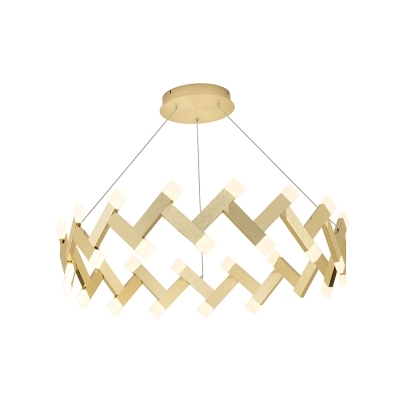 Pendente Bella Sarau Dourado 45 watts 3000K Ø825x198mm HS002