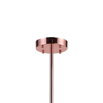 Pendente Bella Leblon Rose Gold 7L E27 Ø750x1230mm RM002R