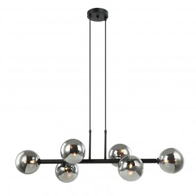 Pendente Bella Abaporu Preto 6L G9 950x310x280mm HL003B