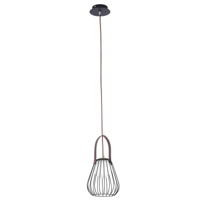Pendente Bella Lamp Dourado e Preto 1L G9 Ø180x220m ML002B