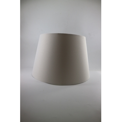 Cúpula para Abajur Bella Linen Cônica Ø375x325x500mm Tecido Off White AL002W