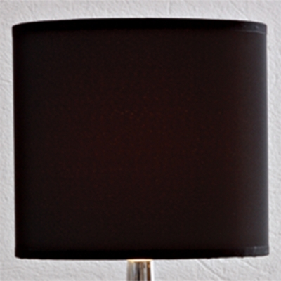 Cúpula para Abajur Bella Basic Cilíndrica Ø200x180mm Tecido Preto EX760PT 