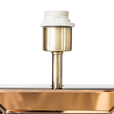 Base para Abajur Bella Espelho Bronze 1L E27 350mm GL010G (Sem Cúpula)