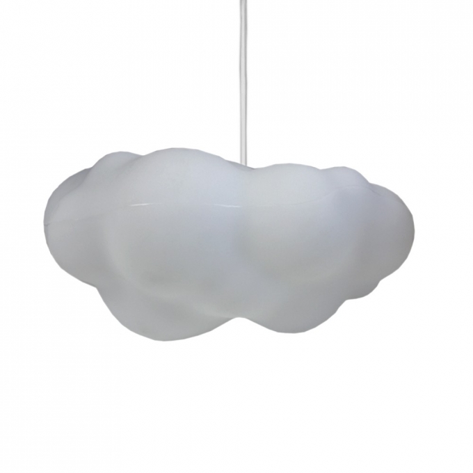 Pendente USARE Nuvem Fluffy 1L E27 200x430x330mm Branco