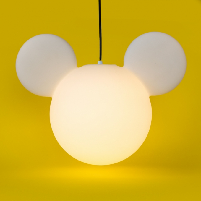Pendente USARE Mickey 1L E27 330x430x250mm Branco