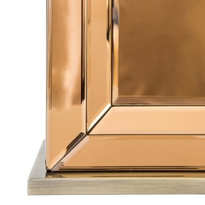 Base para Abajur Bella Espelho Bronze 1L E27 350mm GL010G (Sem Cúpula)