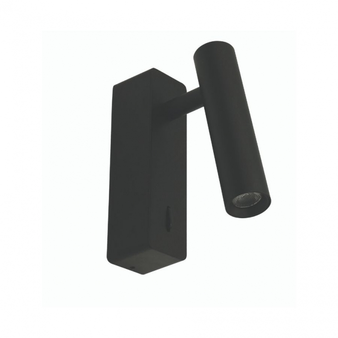 Arandela Casual Light Studioluce Pipe 3 watts 3000K 130x37x95mm Preto AR1447PT  