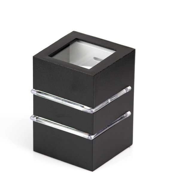 Arandela Germany Flip 2 Aletas Alumínio Facho Duplo 1L G9 IP43 131x90x90mm 18102200