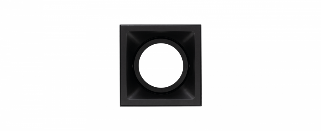 Plafon Sobrepor Stella Square Out AR111 Direcionável 164x164x141mm Preto STH20935PTO
