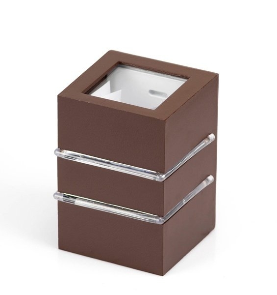 Arandela Germany Flip 2 Aletas Alumínio Facho Duplo 1L G9 IP43 131x90x90mm 18102200