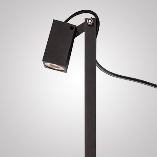 Balizador Direct Light Quadrati Articulado 1,5 watts 34° 2700K IRC90 IP66 Bivolt Haste 500mm DL PT1