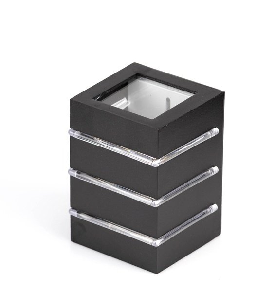 Arandela Germany Flip 3 Aletas Alumínio Facho Duplo 1L G9 IP43 131x90x90mm 18103200