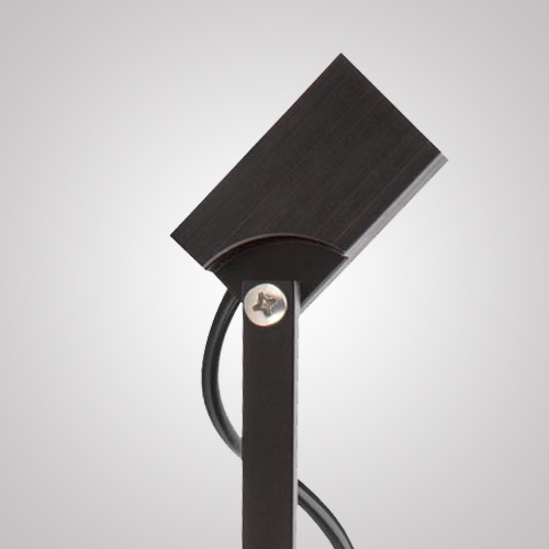 Espeto Direct Light Quadrati Articulado Preto 1,5 watts Bivolt 11° 2700K IRC90 IP66 Haste 200mm DL EP3