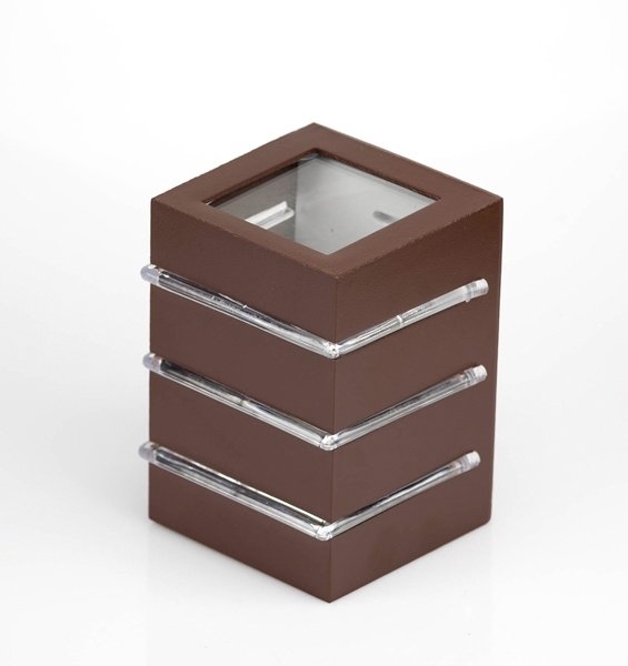 Arandela Germany Flip 3 Aletas Alumínio Facho Duplo 1L G9 IP43 131x90x90mm 18103200